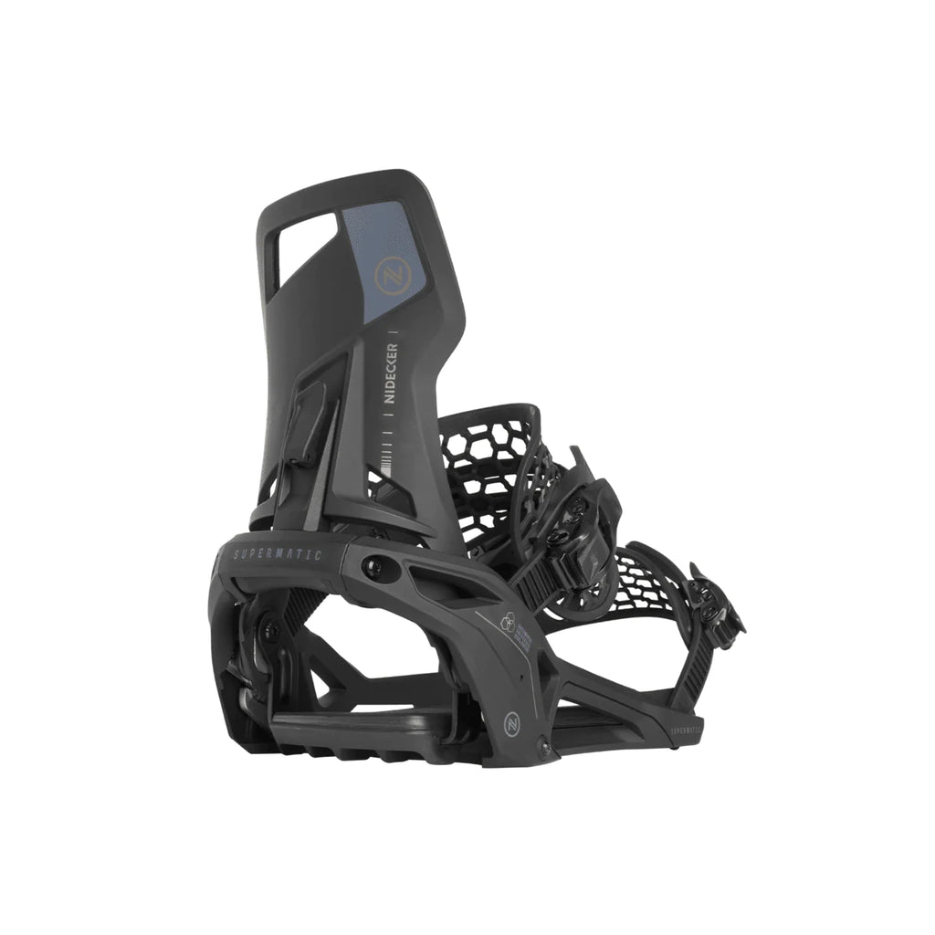 NIDECKER Supermatic Snowboard Bindings Black