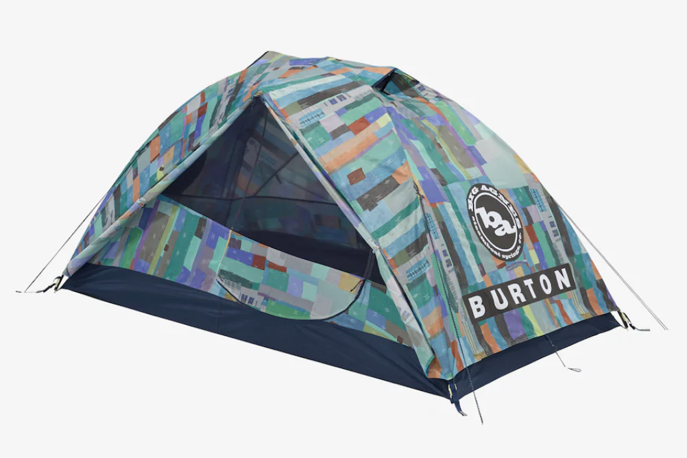 Burton colorful patterned dome camping tent for outdoor adventures