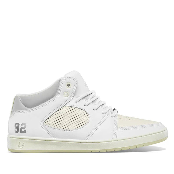 éS Accel Slim Mid - White/Light Grey