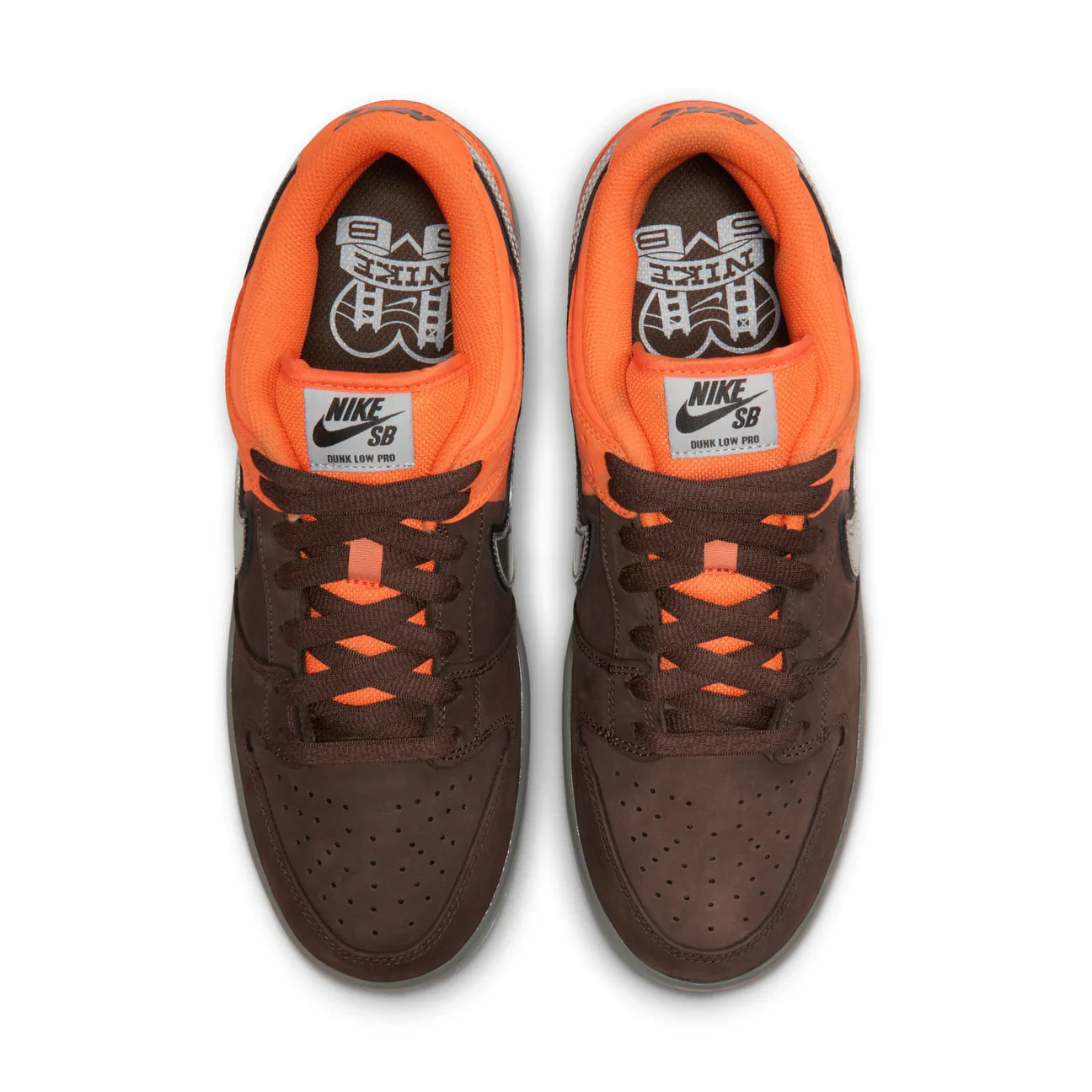 Nike SB - Dunk Low Pro in Safety Orange/Wolf Grey