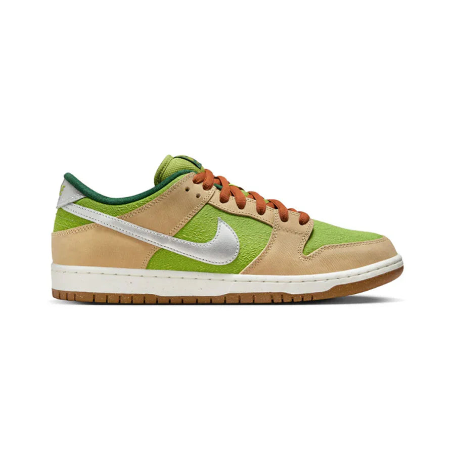 Nike SB Dunk Low Pro - Sesame/Metallic Silver-Pear-Fir