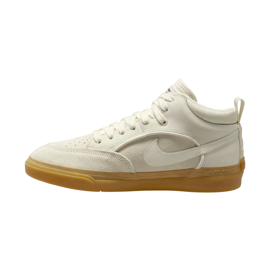 Nike SB - React Leo in Sail/Sail-Sail-Gum Light Brown