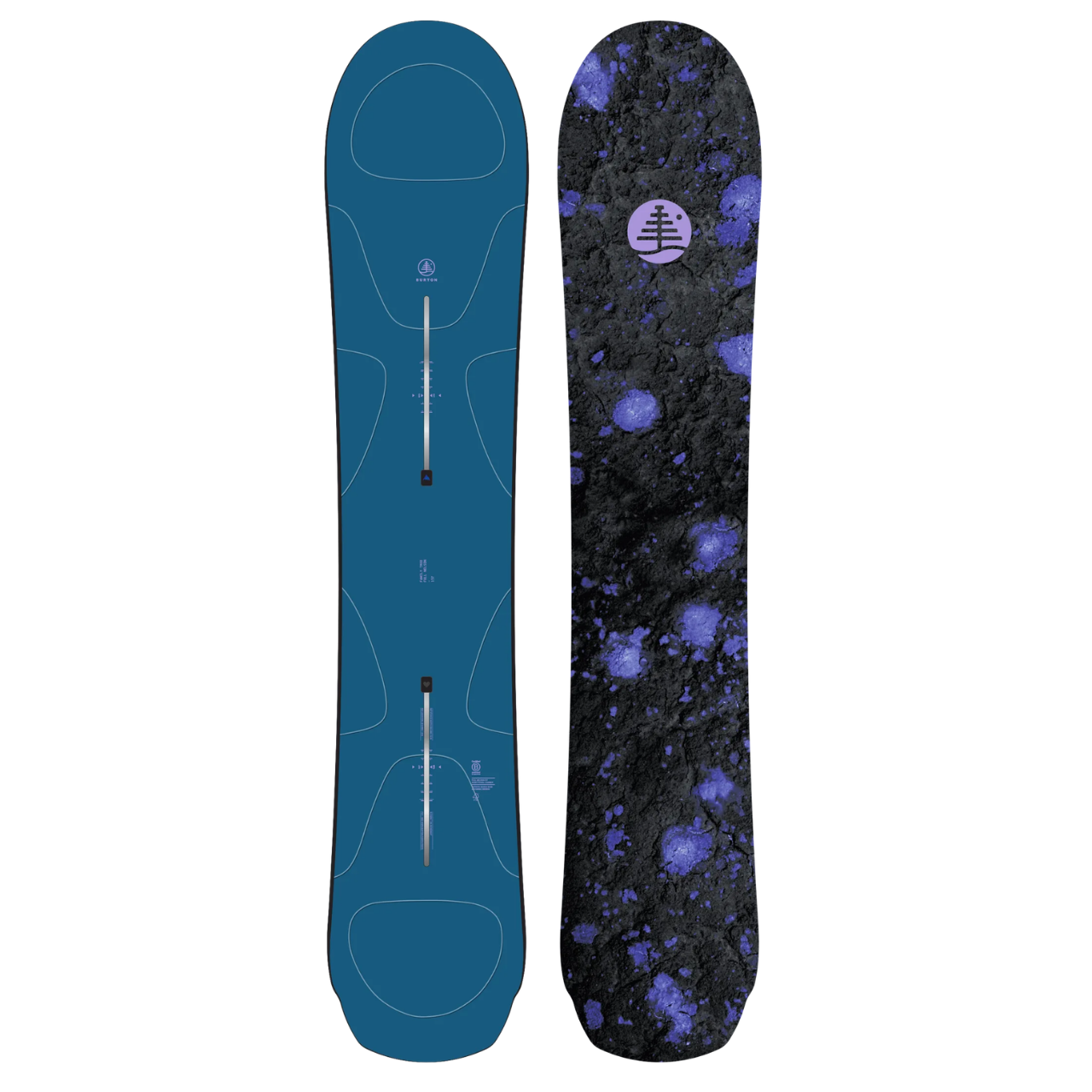 blue and black burton snowboard Twin (Blue) 2008 evo mountain terrains Burton Process Flying V Snowboard