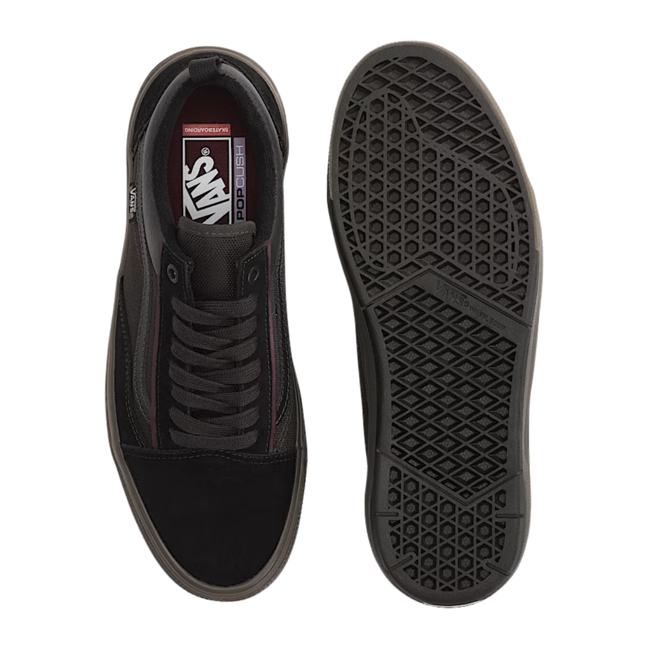 Vans Skate Old Skool Wafflecup - Gum Black