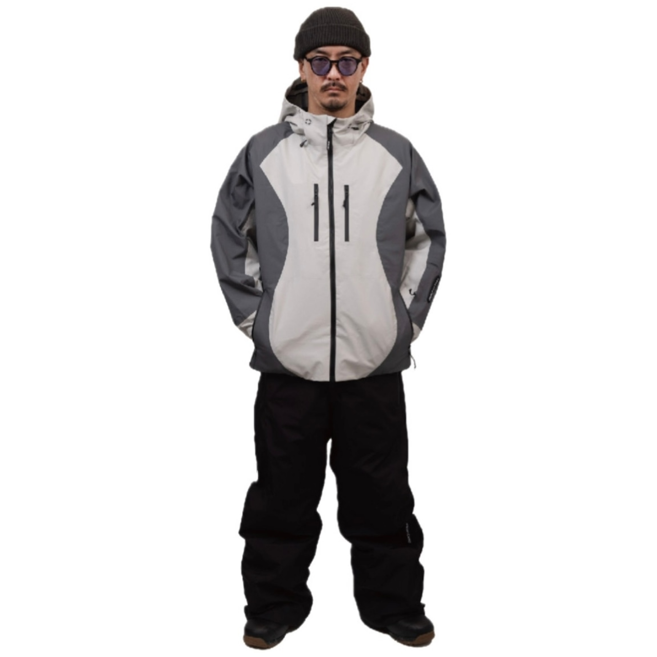 NOMADIK GLITCH JACKET GRAY