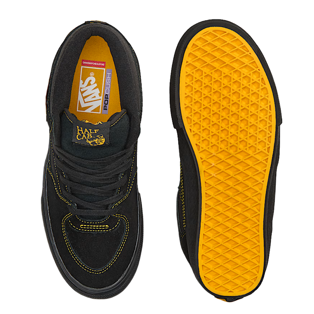 Vans Skate Half Cab - Black/Mustard