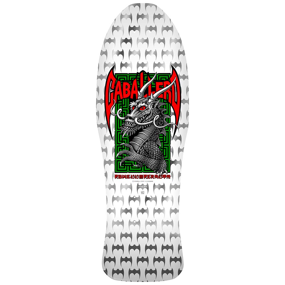 Powell Peralta Bones Brigade Series 17 Steve Caballero Reissue Deck 10″ x 30″ SILVER
