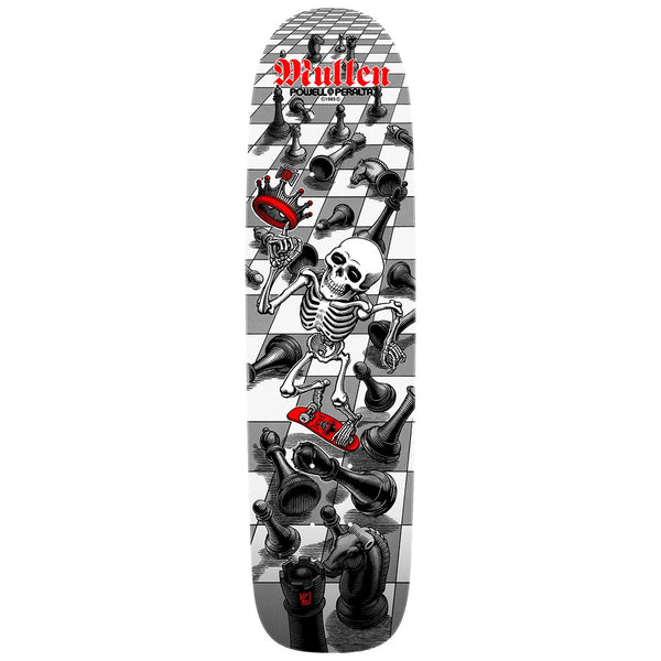 Powell Peralta Bones Brigade Series 17 Rodney Mullen Reissue Deck 7.4” x 27.68” SILVER