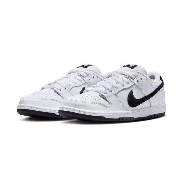 Nike SB Dunk Low Pro in White/Black-White-Black