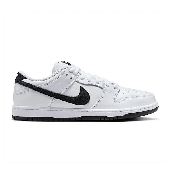 Nike SB Dunk Low Pro in White/Black-White-Black