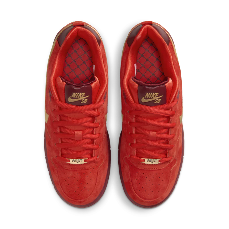 Nike SB - Paul Rodriguez Zoom Air Low in Habanero Red/Club-Team Red