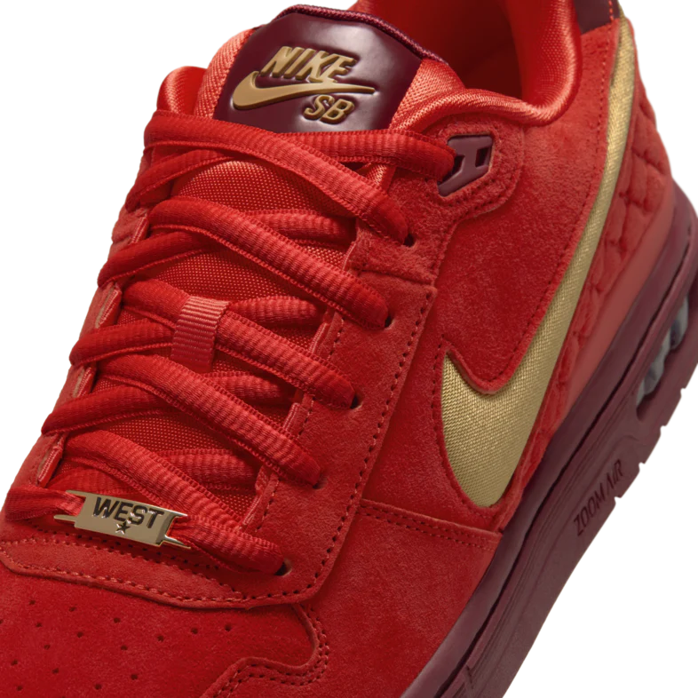 Nike SB - Paul Rodriguez Zoom Air Low in Habanero Red/Club-Team Red
