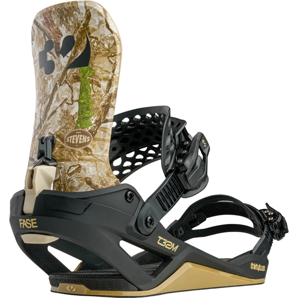 ThirtyTwo X Stevens T32M FASE Snowboard Bindings RealTree 2027