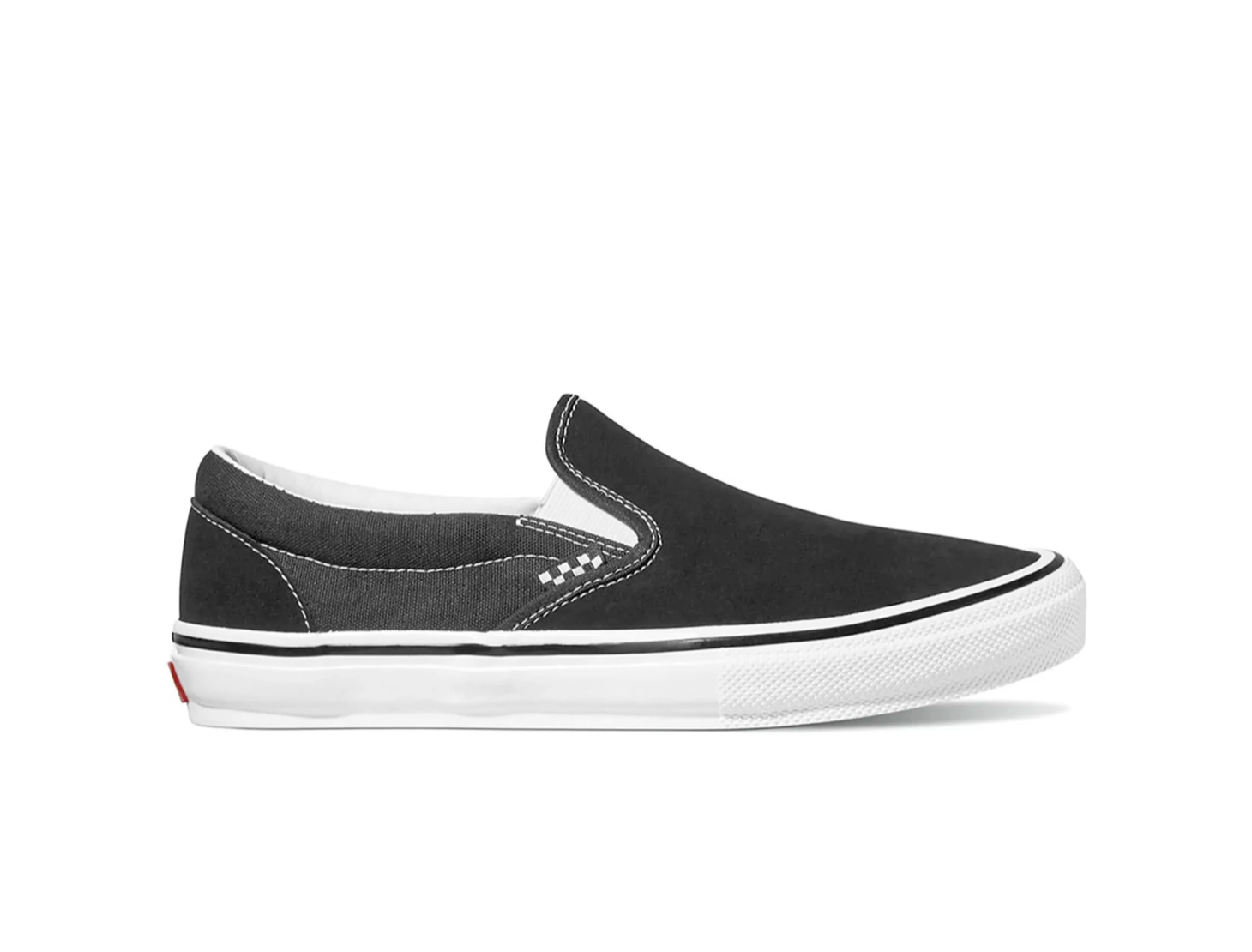 Black slip on vans pro best sale