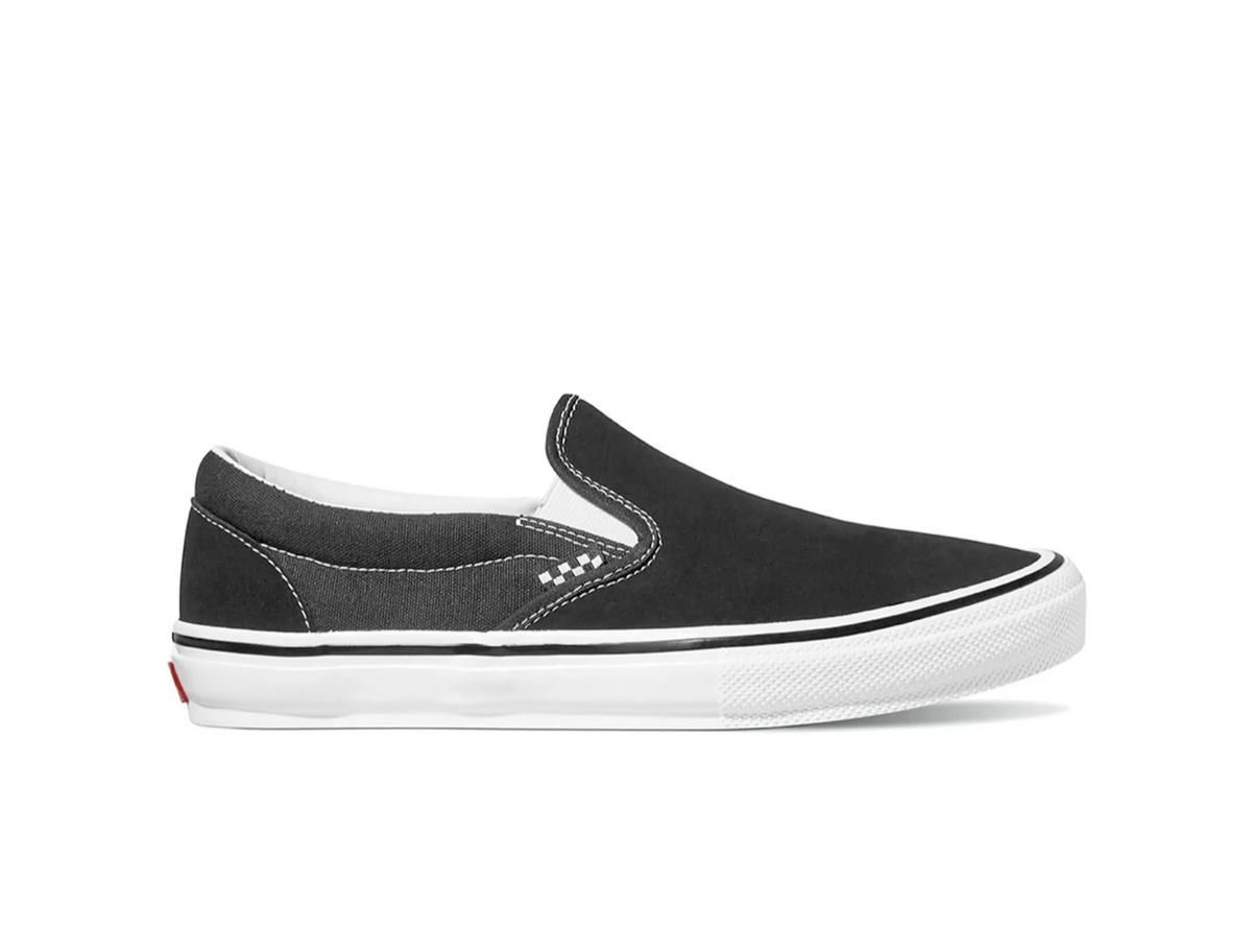 Vans Skate Slip On Black White Tribute Boardshop